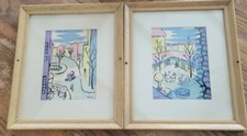 Vintage set lithographs for sale  Twin Lake