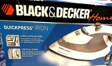NOVO Black & Decker F976 Quickpress Iron Smart Steam Technology, Branco/Cinza comprar usado  Enviando para Brazil
