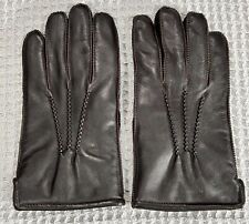 Guantes de cuero genuino Roundtree & Yorke marrón talla XL segunda mano  Embacar hacia Argentina