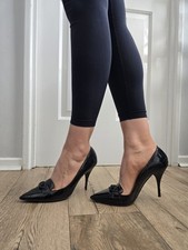 Valentino black patent for sale  LONDON