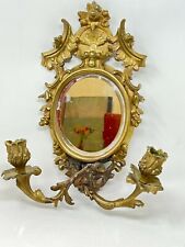 Applique Bronze XIX EME Rocaille Bougeoir Flambeau Mural  Luminaire 19 eme  comprar usado  Enviando para Brazil