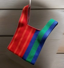 Sacola de presente malha pesada colorida listra vertical espaçosa NOVA comprar usado  Enviando para Brazil