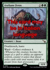 Mtg axebane ferox usato  Bari