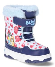 Botas de inverno infantis azuis com acabamento de pele sintética tamanho 10 comprar usado  Enviando para Brazil