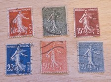 Francobolli timbrati anni usato  Zoagli