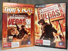 Jogos de DVD-ROM Tom Clancy's Rainbow Six Vegas 1 e Rainbow Six Vegas 2 PC, usado comprar usado  Enviando para Brazil