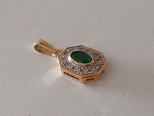 Pendentif 18k émeraude d'occasion  Mougins
