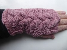 Handknit cable fingerless for sale Handknit cable fingerless for sale  UK