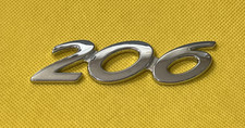 Peugeot 206 badge for sale  DERBY