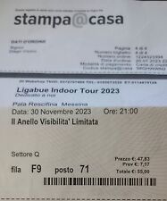 Biglietti concerto ligabue usato  Carini