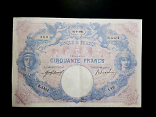 Billet francs bleu d'occasion  Saumur