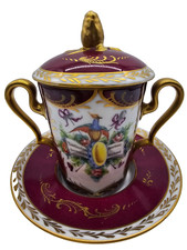 Limoges porcelain lidded d'occasion  Expédié en Belgium