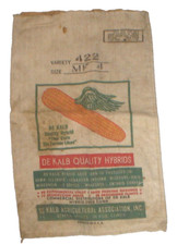 Saco/saco de pano de milho híbrido vintage Dekalb "orelha voadora" De Kalb, Illinois comprar usado  Enviando para Brazil