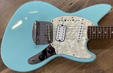 1996 Fender Jag-Stang Gloss Sonic Blue Finish guitarra elétrica com estojo rígido, usado comprar usado  Enviando para Brazil