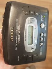 Używany, Stereofoniczny odtwarzacz kaset Aiwa TX646 AM/FM Z automatycznym cofaniem na sprzedaż  PL