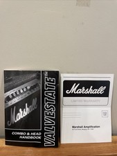 MARSHALL Valvestate Combo & Head Manual e Cartão de Garantia Série 8000 comprar usado MARSHALL Valvestate Combo & Head Manual e Cartão de Garantia Série 8000 comprar usado  Enviando para Brazil