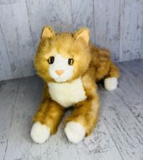 Gato de Pelúcia Douglas Âmbar #1821 Laranja e Branco 16" Foppy Cuddle Brinquedo Gatinho comprar usado  Enviando para Brazil