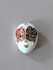 Masquerade mask brooch for sale  EXETER