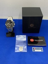 Usado, Technos Tpo4033B cronógrafo preto 10 Atm impermeável 130088 comprar usado  Enviando para Brazil