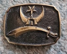Freemason belt buckle for sale  Valley Park