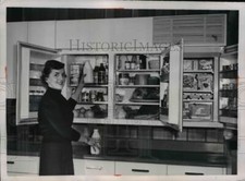 Usado, 1954 Press Photo Nation's First geladeira-freezer horizontalmente projetado comprar usado  Enviando para Brazil