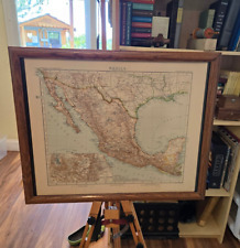 vintage framed mexico map for sale  Colorado Springs