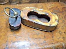 Tabatiere corne sculptee d'occasion  Morestel