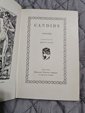 Usado, 1930 BOOK CANDIDE BY VOLTAIRE ILLUSTRATED HARDCOVER comprar usado  Enviando para Brazil