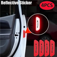 4 peças/pacote auto porta de carro aviso de segurança adesivo reflexivo acessórios decalque comprar usado  Enviando para Brazil