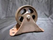 Vintage De Aço E Ferro Fundido Industrial Caster Wheels Heavy Duty Metal rebitadas comprar usado  Enviando para Brazil