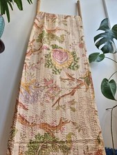 Colcha de seda indiana Kantha feita à mão sari patchwork colcha cobertor lance, usado comprar usado  Enviando para Brazil