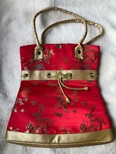 Chinese red brocade for sale  LONDON