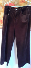 ladies brown corduroy trousers for sale  WEST BROMWICH