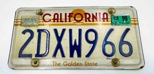 Kennzeichen california 2dxw966 gebraucht kaufen Kennzeichen california 2dxw966 gebraucht kaufen  Velbert