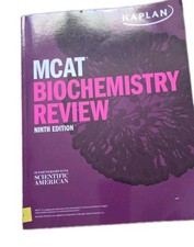 Mcat biochemistry review for sale  Hawkinsville
