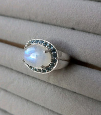 Ring indischer mondstein gebraucht kaufen  Ludwigsburg