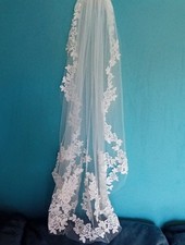 Ivory veil single for sale  WIRRAL