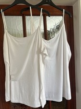 Pair white vest for sale  NOTTINGHAM