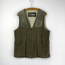 Barbour moleskin waistcoat for sale  CORWEN