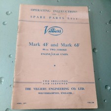 Villiers motorcycle mark for sale  CREWE