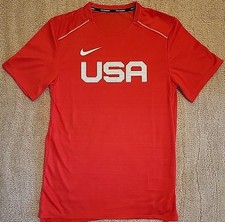 Camisa masculina Nike 2023 EUA internacional atletismo CQ0124-641 XS nova sem etiquetas Dri-fit comprar usado  Enviando para Brazil