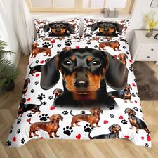 Cartoon dachshund quilt for sale  UK
