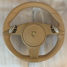Volante de controle multifuncional Porsche Luxor bege original do fabricante comprar usado  Enviando para Brazil