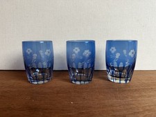 Lovely blue etched for sale  CLARBESTON ROAD