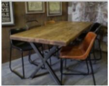 chunky wood dining table for sale  WEST BYFLEET