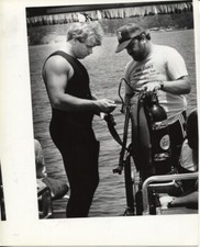 1985 Press Photo Rock Hill Rescue Squad Tommy White & Larry Crooks, usado comprar usado  Enviando para Brazil