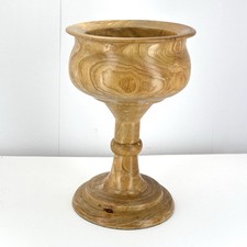 Vintage wooden goblet for sale  KETTERING