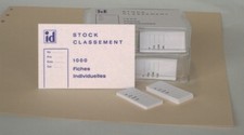 Fiche etiquette classement d'occasion  France