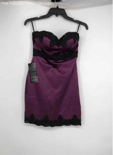 Mini vestido Bebe feminino roxo preto renda sem mangas coquetel sem alças tamanho P comprar usado Mini vestido Bebe feminino roxo preto renda sem mangas coquetel sem alças tamanho P comprar usado  Enviando para Brazil