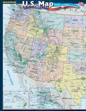 Map states cities for sale  Little Falls